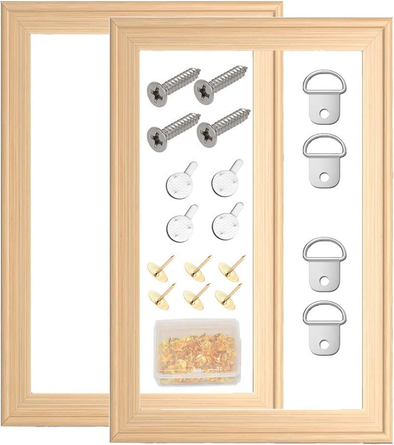 Yeeyeah 2 Pack 16"x 20" DIY Wood Canvas Stretcher Bars, Canvas Frames Kit-Easy to Assemble,Wooden Frames Kit for Oil Painting,Canvas Painting，Embroidery Stitch and Needlepoint Arts Supplies (16 * 20) - Image 1